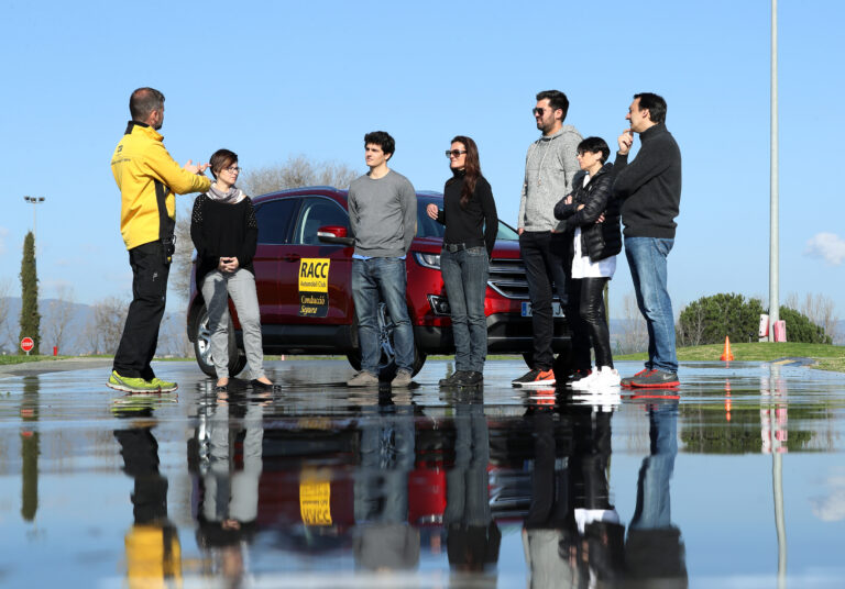 Conducción Segura y Team Building. Sesión en Barcelona