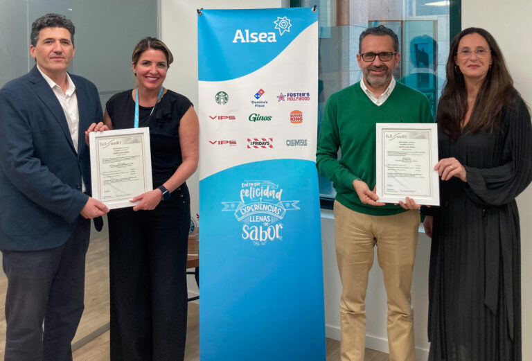 ALSEA, la única empresa de restauración que cuenta con la doble certificación de Full Audit en su compromiso con la seguridad, salud y bienestar de las personas