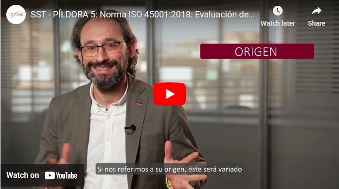 Norma ISO 45001:2018. Evaluación de riesgos y oportunidades
