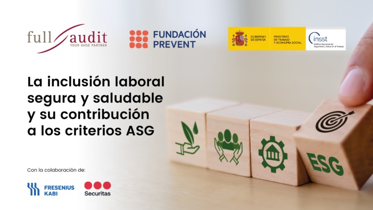 La inclusión laboral segura y saludable y su contribución a los criterios ASG